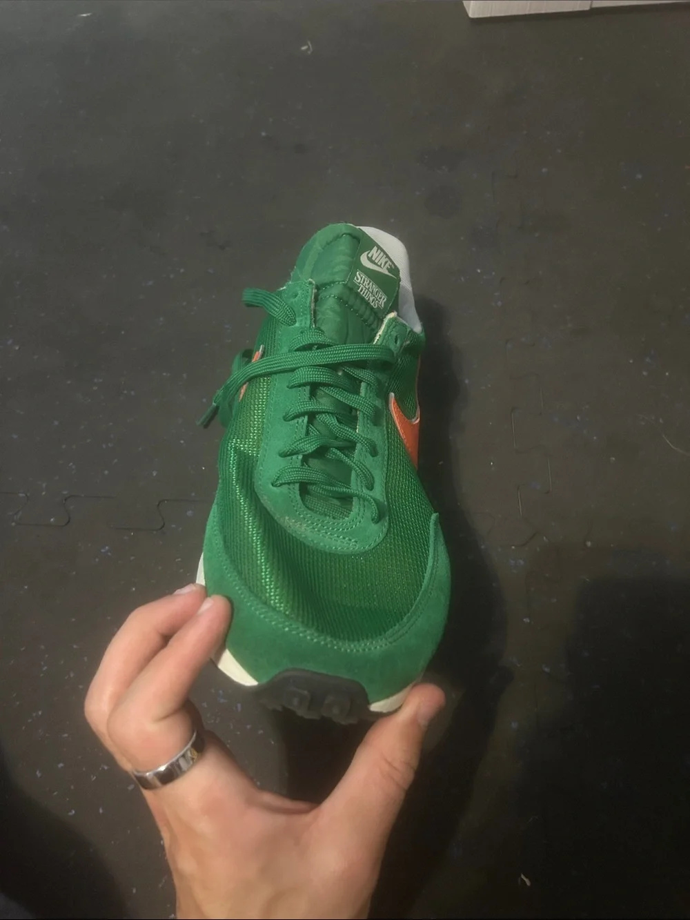 Nike Green limited edition Men's Stranger Things Hawkins Highschool Shoes